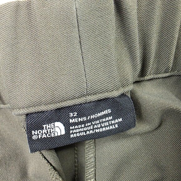 The North Face Pants Mens 32 Green Outdoor Casual Camping Hiking Straight Leg - Picture 4 of 13